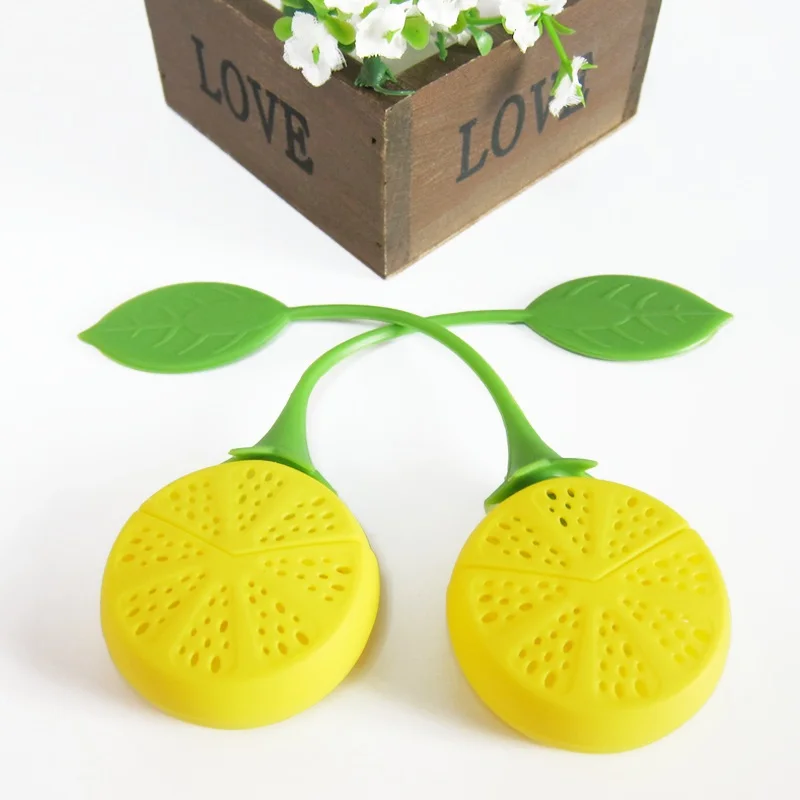 2 шт. силиконовый чайный пакетик с клубничным лимоном заварочный чайник