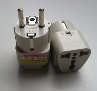 Немецкий Стандартный адаптер питания переменного тока к европейской вилке|adapter to