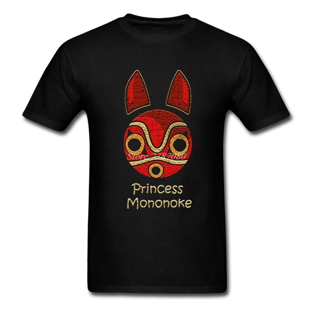 Поп Принцесса Мононоке Футболка Camiseta Masculina мужские футболки для всей семьи
