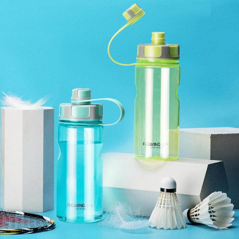 Спортивная пластиковая бутылка для воды Transhome 1000 мл большая емкость портативная