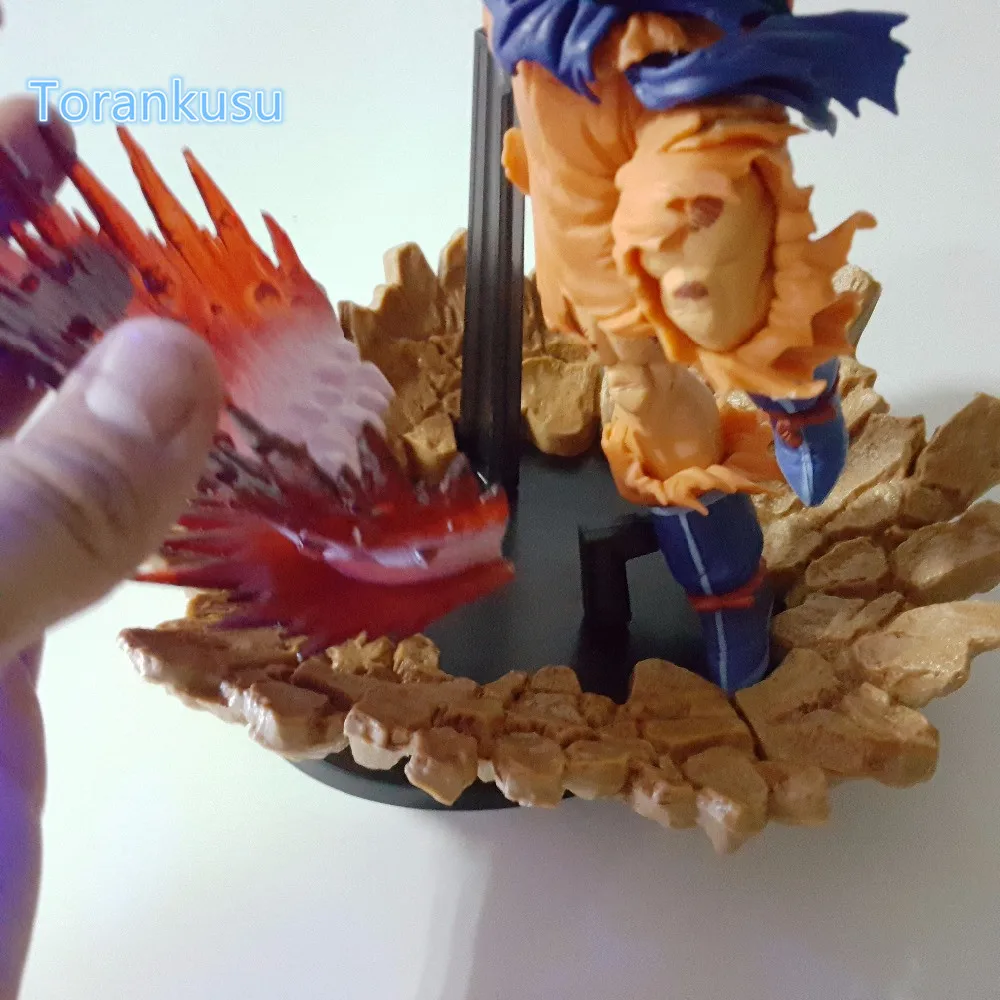 Dragon Ball Z Сон Гоку фигурку Budoukai 5 камехамеха Светодиодный светильник DIY Дисплей