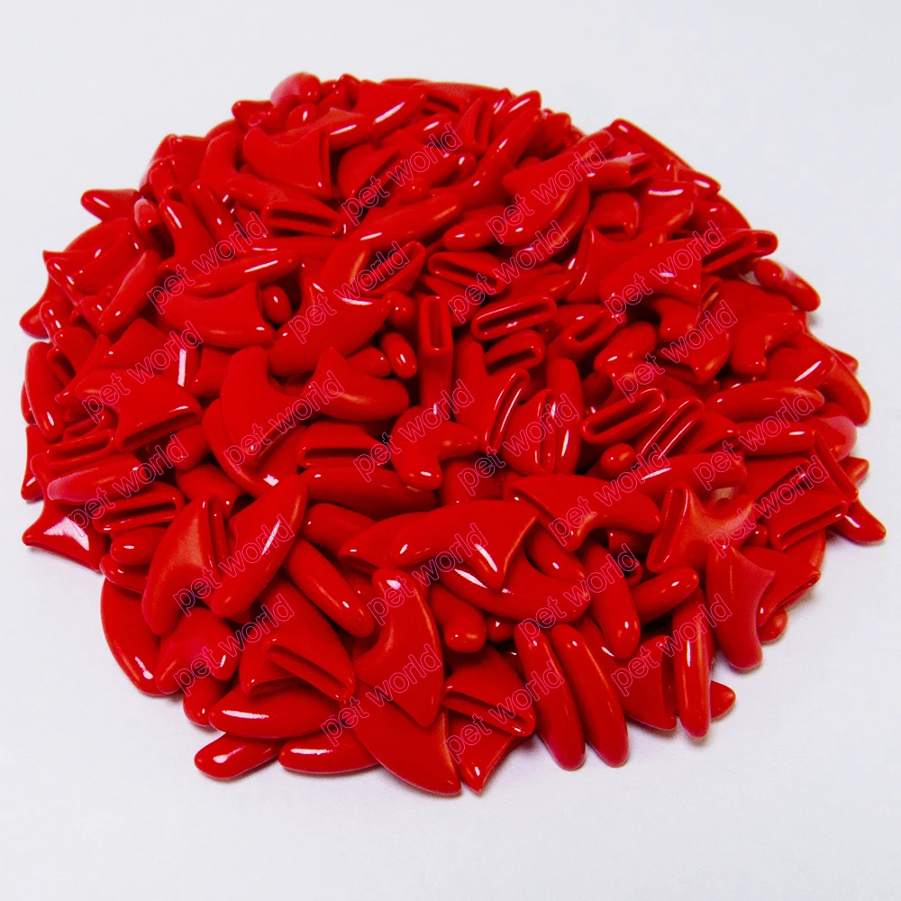 200 шт./лот мягкие колпачки для груминга кошек и на пальцы защитные когтей