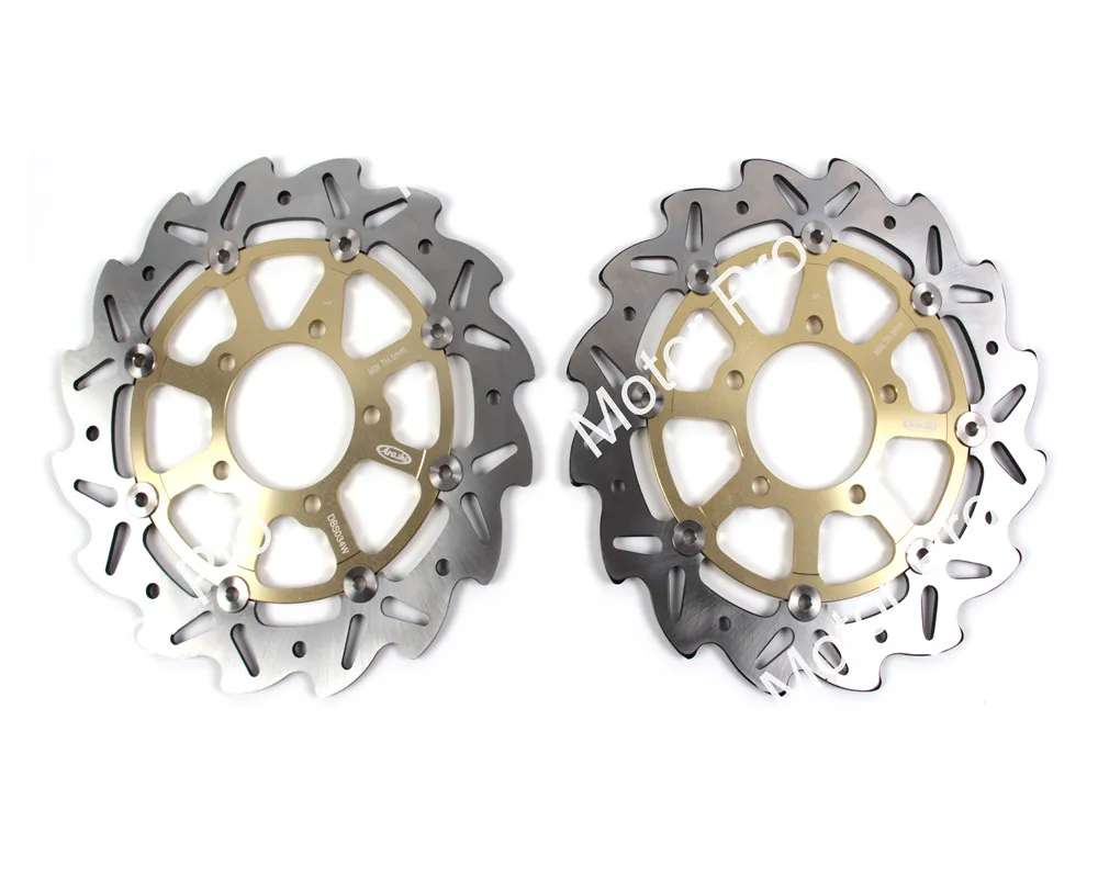 GOLD Для Kawasaki Z750 2007-2012 ABS передний тормозной диск ротора мотоцикл запасные аксессуары Z 750 2008 2009 2010 2011 золото - Цвет: GOLD