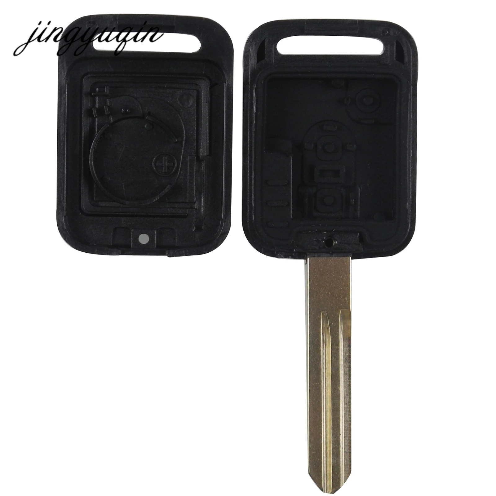 Пульт дистанционного ключа jingyuqin для Nissan Pathfinder Qashqai Nissan Micra Navara Almera Note 05-14 Сменный Чехол Fob 2 кнопки