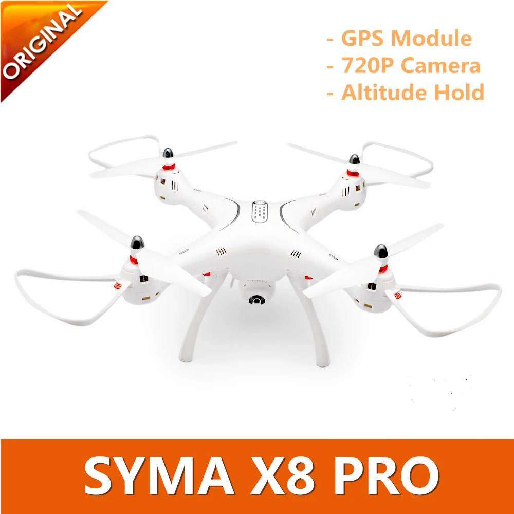 Оригинальный SYMA X8 PRO gps Дрон RC Квадрокоптер с Wifi 720P камерой Профессиональный FPV
