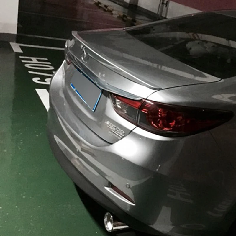 Для mazda 6 atenza украшение автомобиля Неокрашенный задний спойлер Высокое качество ABS Материал крыша хвост крыло