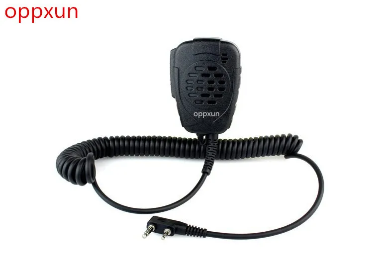 XQF PTT Динамик микрофон иди и болтай Walkie Talkie “иди и аксессуары для микрофона для Kenwood для Baofeng Bf-888S UV-5R UV-82 двухстороннее радио - Цвет: black BF41 MIC