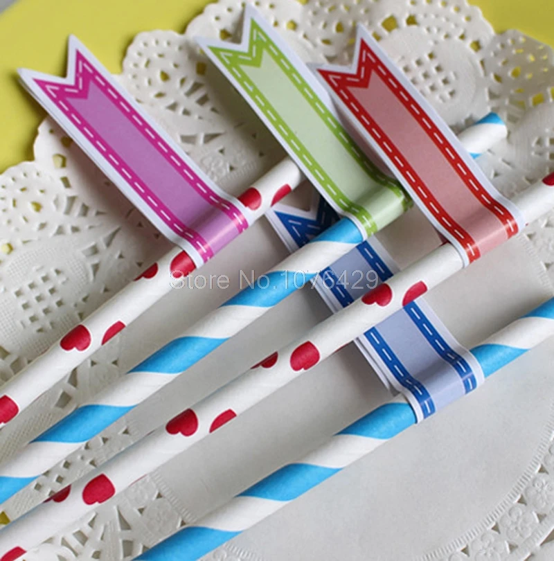 15 шт/страница декор с флагами красочные наклейки этикетки соломинки конверт