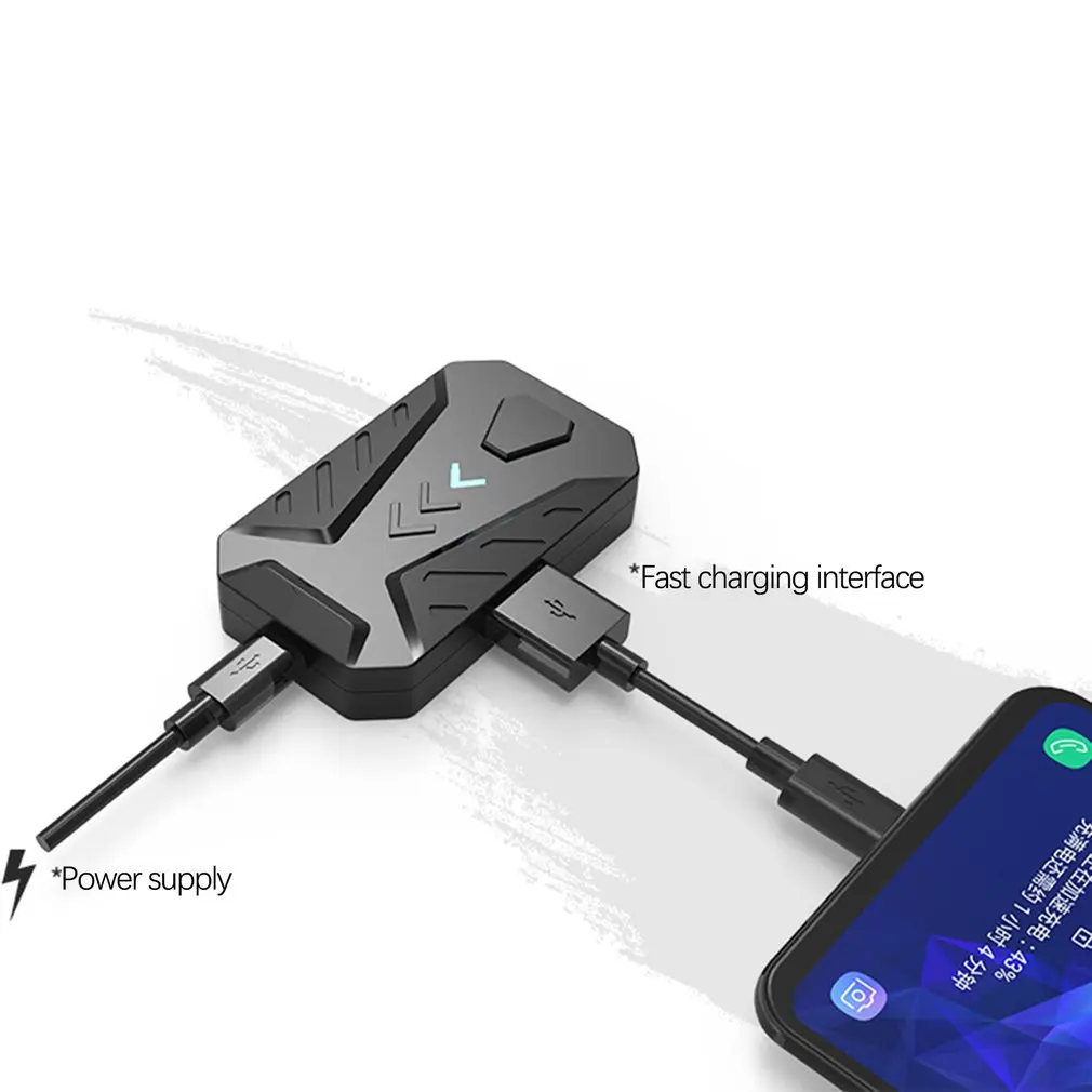 Bluetooth BattleDock клавиатура мышь конвертер PUBG телефон игровой контроллер двойной usb порты с держателем телефона для Android iOS