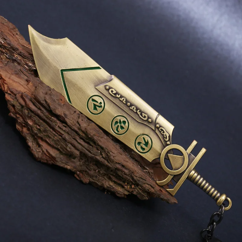 Новый дизайн 15 см 3D Игра LOL Weapon брелок нож Brelok роль Riven оружие сувениры подарок