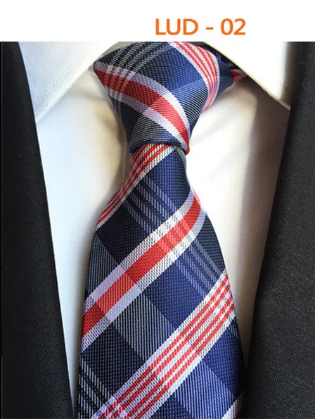 Classic Polyester jacquard Mens Ties New Design Neck 8cm Plaid&ampStriped for Men Formal Business Wedding Party Gravatas | Аксессуары
