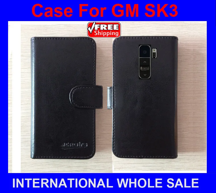 Чехол GM SK3 новинка 2014 бесплатная доставка кожаный чехол с откидной крышкой на