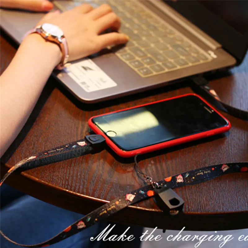 Кабель для передачи данных мобильного телефона с разъемом Lightning Android Type c Плетеный