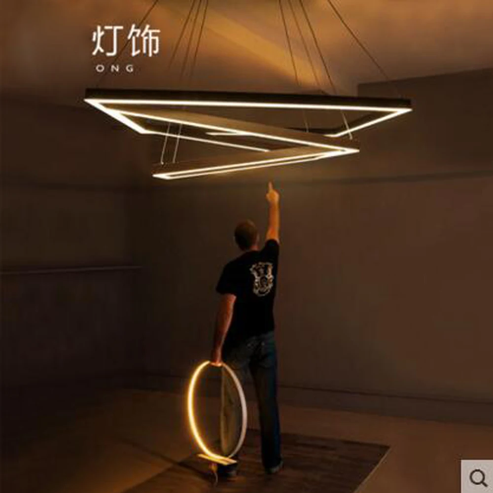 Креативная светодиодный ная люстра в стиле постмодерн Скандинавская лампа для