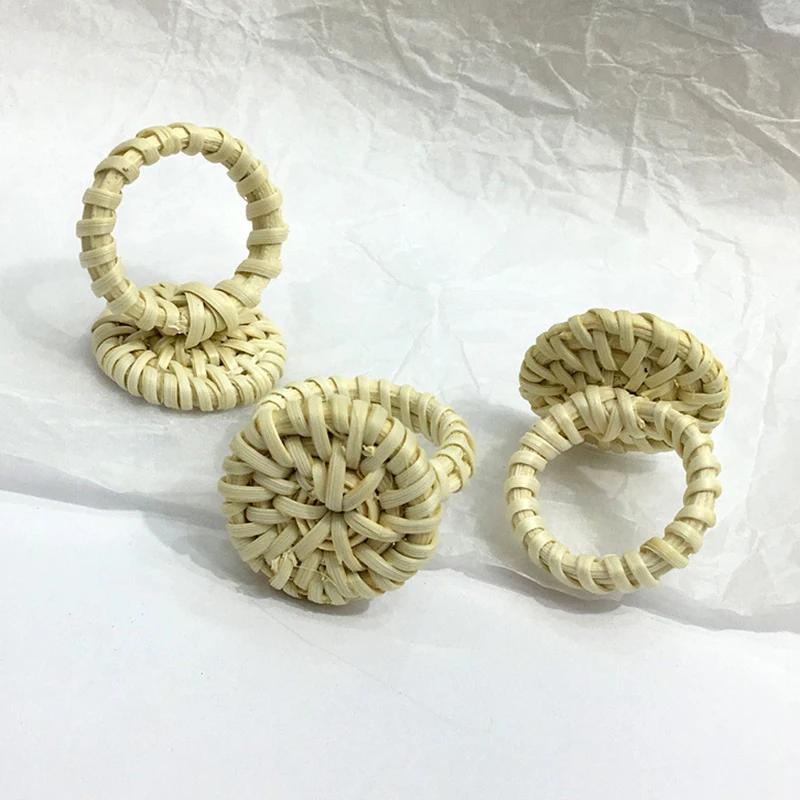 GWACC винтажные плетеные браслеты из ротанга ручной работы для женщин праздничные