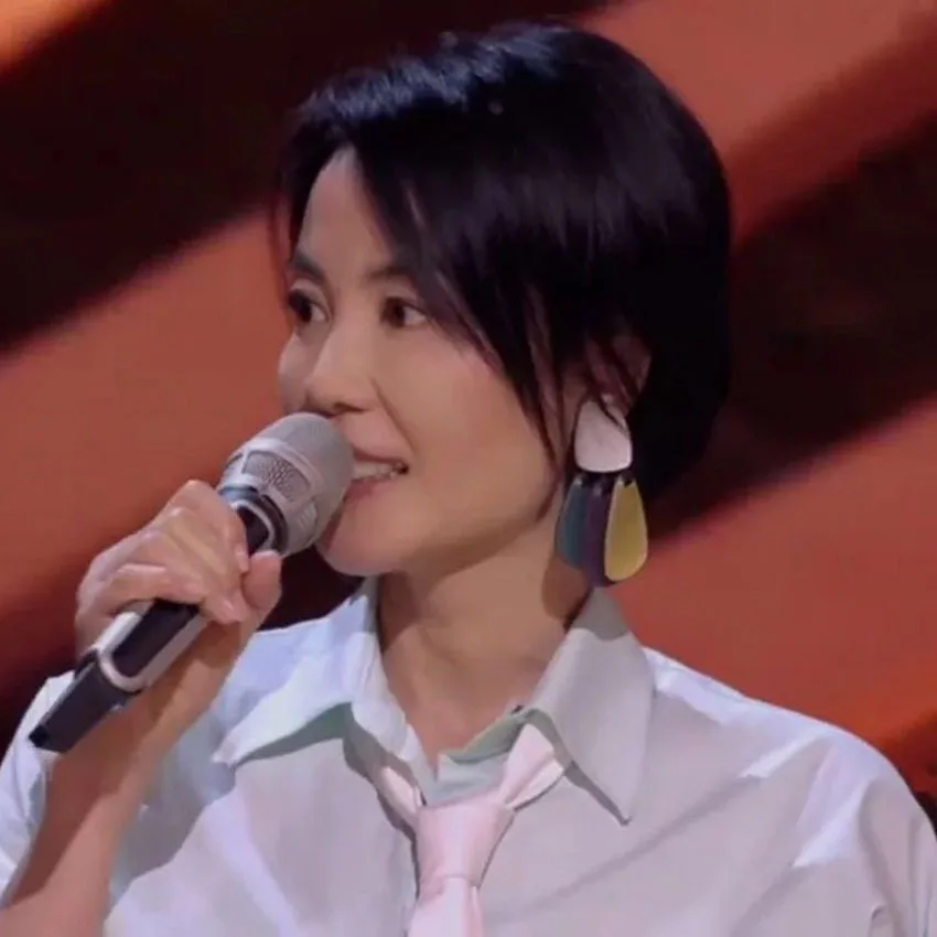 Новые корейские модные серьги Wild Star Faye Wong, акриловые Простые Длинные серьги 1089