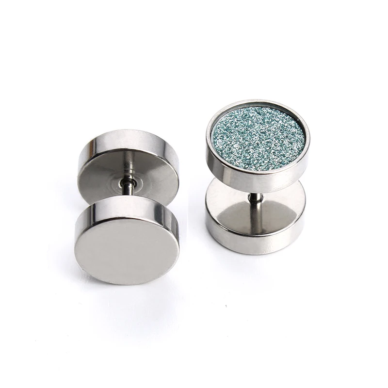 3 пары модные 9 цветов черные серебристые нержавеющая сталь Двухсторонние