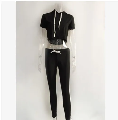 Женский хлопковый спортивный костюм из двух предметов футболка с коротким