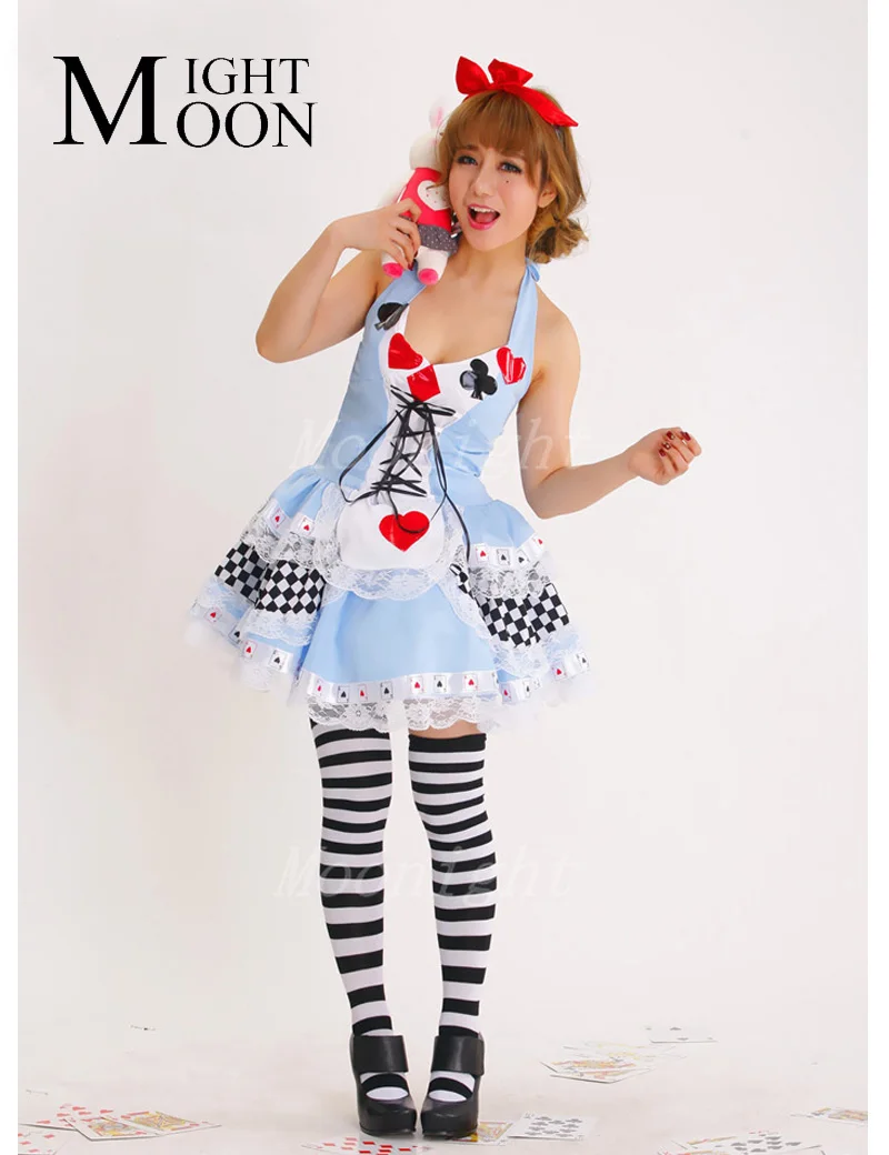 Moonight Плюс Размер Новый сексуальный костюм королевы сердец на Хэллоуин для женщин