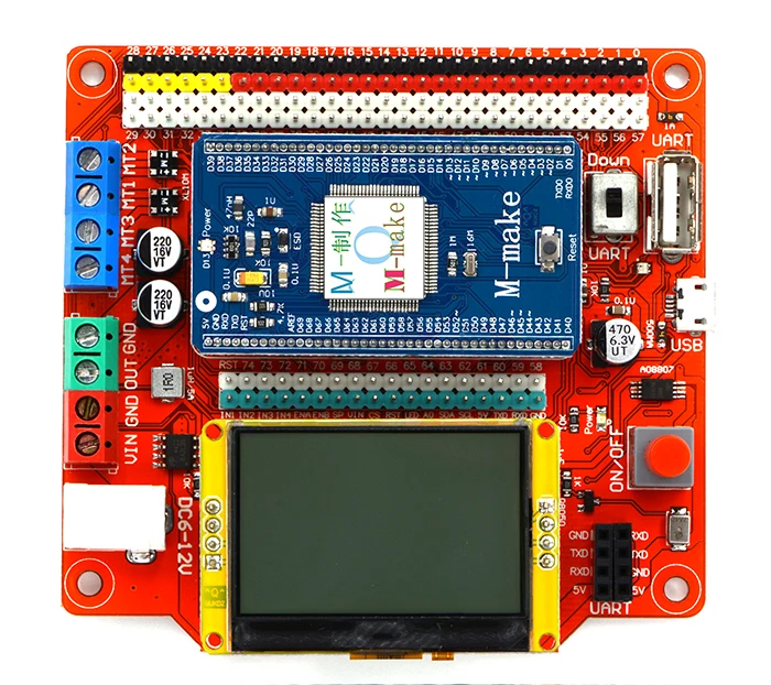 

Для «Blow» board + A-R-DUINO (M-make) a r dino core + 128X64 screen intelligent control kit
