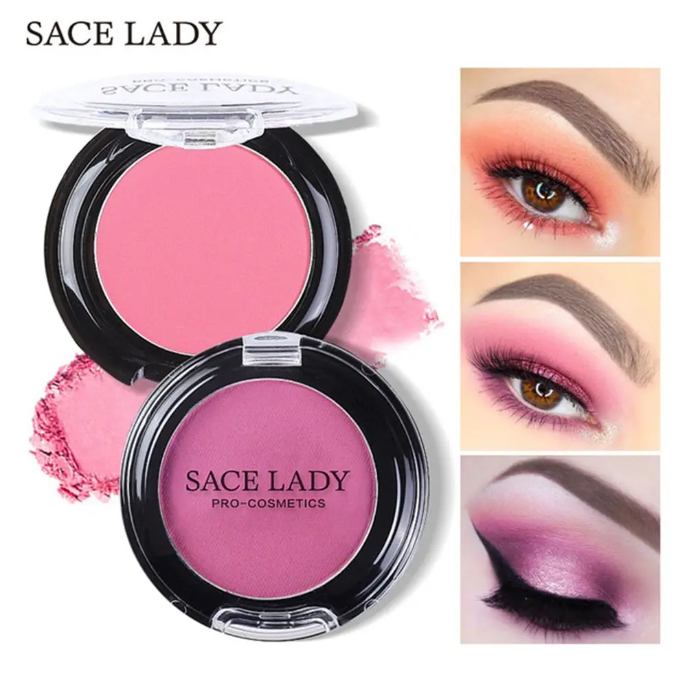 SACE LADY 12 стильных цветных теней для век стойкий нюдовый минеральный пигмент
