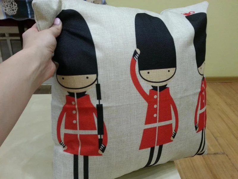 Наволочка большого размера под заказ с принтом домашних животных свадебные и