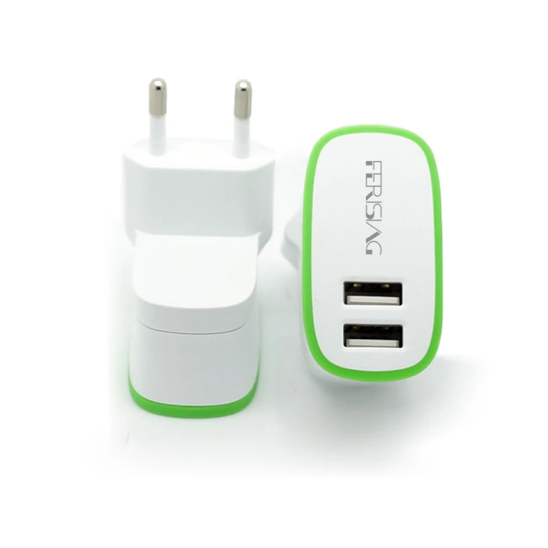 FERISING USB зарядное устройство 5 В 2.1A полностью быстрое зарядное устройство США ЕС зарядное устройство USB для путешествий настенный мобильный телефон настольное зарядное устройство для iPhone/samsung