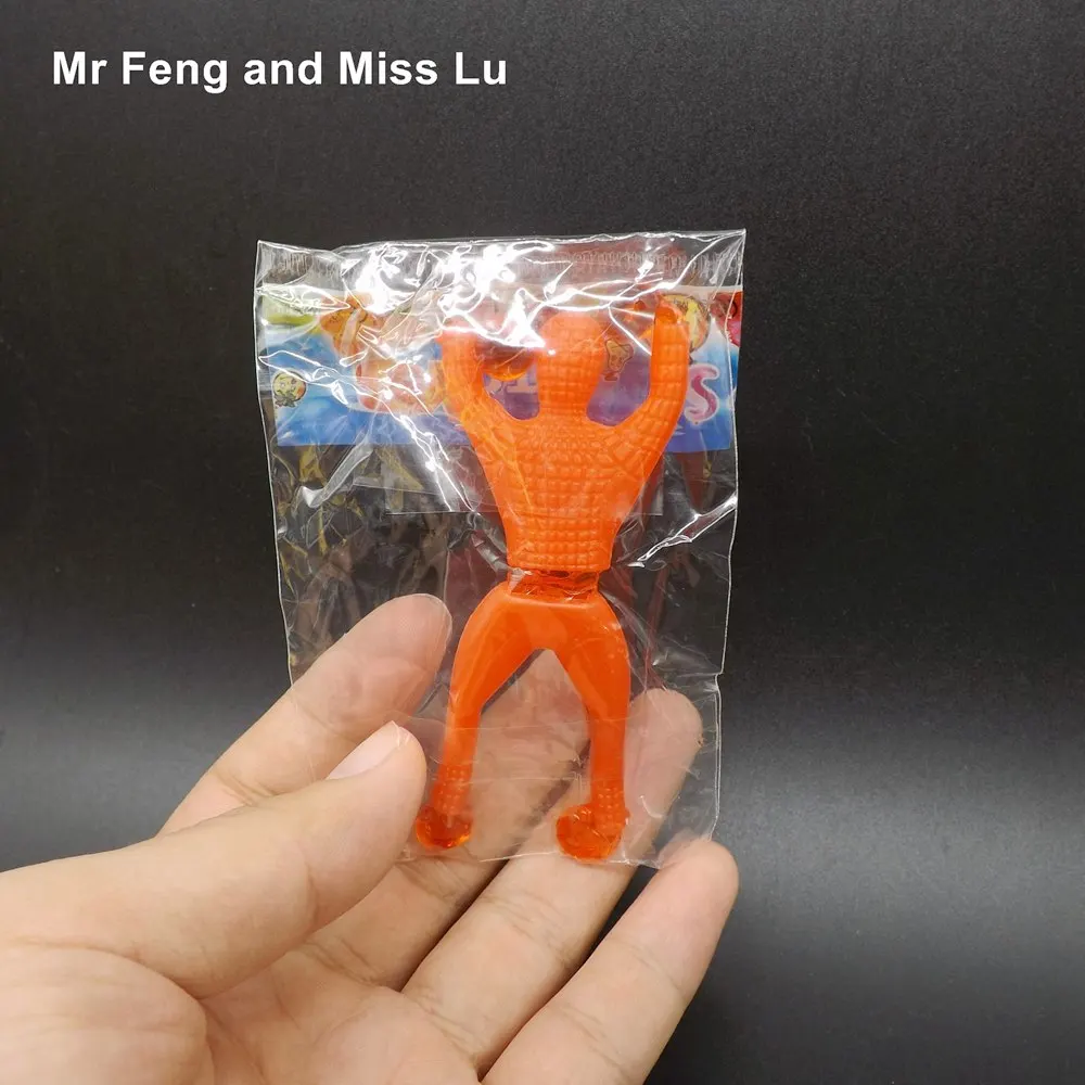 Красный силикагель робот альпинизм человек липкий на стекле детская игрушка|robot