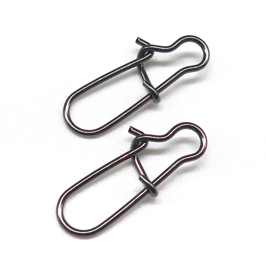 Minfishing 50 PCS Fishing Snap Stainless Steel Barrel Swivel Snaps Lure Accessories | Спорт и развлечения