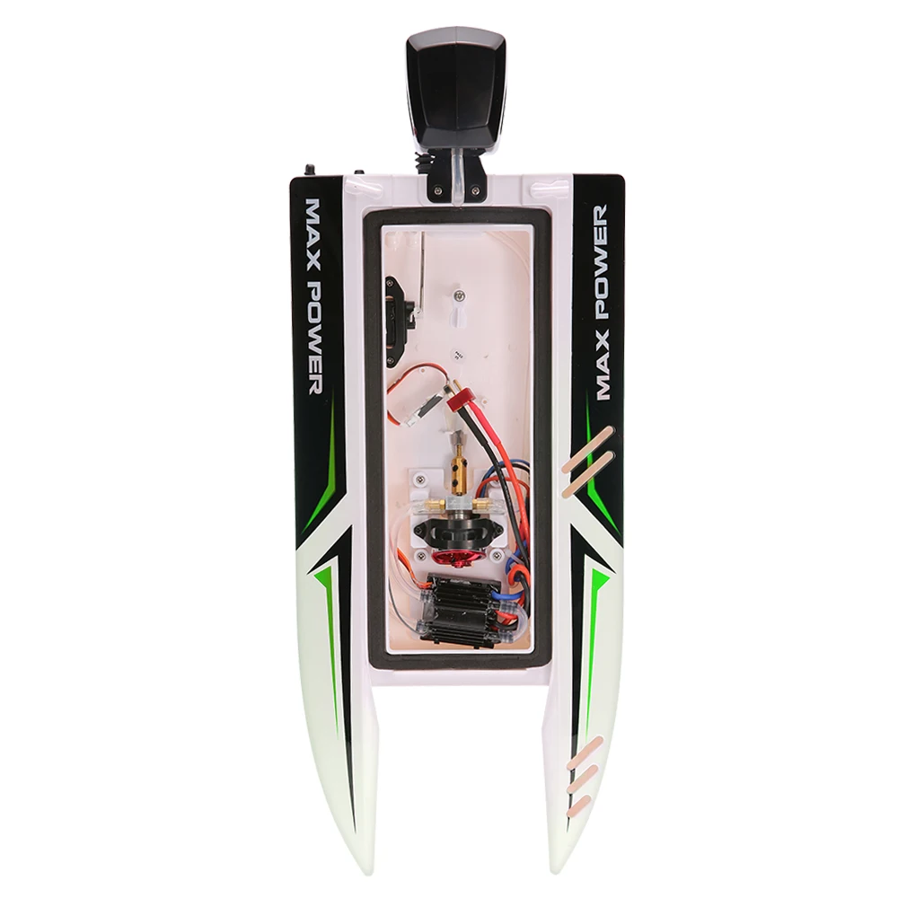 WLtoys WL915 2,4 Ghz 2CH 45 км/ч RC лодка с бесщеточным Мотором высокоскоростная RC гоночная лодка для детей