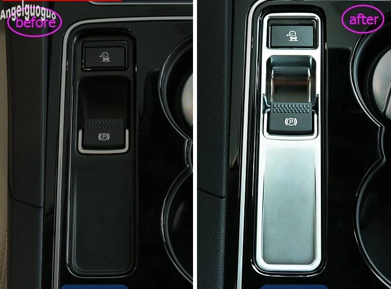 ABS хром для Jaguar XE XF F-PACE XFL XEL Автомобильный Центральный ручной тормоз Авто P