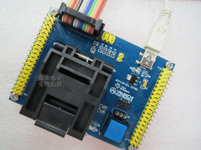 Оригинальное тестовое сиденье TI IC MSP430F2616 горящая программа LQFP80 гнездо