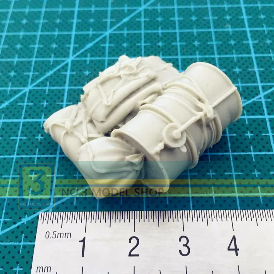 1/35 смолы модели Солдат Второй мировой войны сценария аксессуары барабаны
