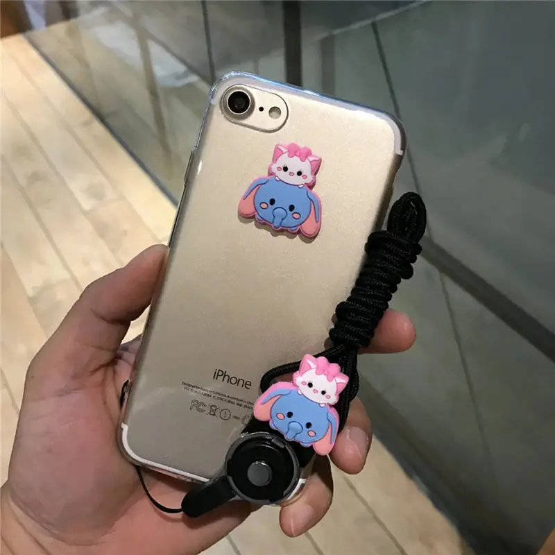 Новый 3D Винни-Пух Дамбо мультфильм чехол для мобильного телефона iPhone 6S 6 Plus 7 г