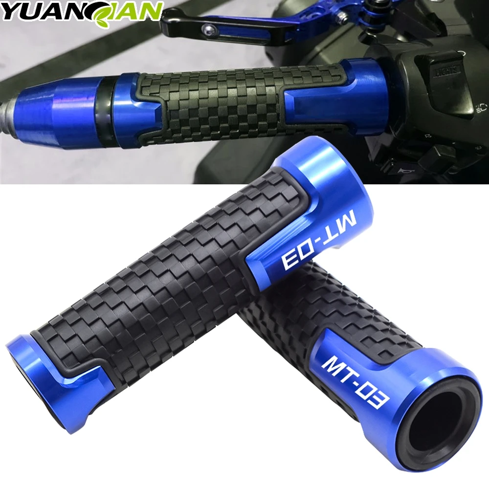

Для Yamaha MT03 22 мм 7/8 ''абсолютно новый мотоцикл противоскользящая ручка ручки для Yamaha MT03 MT-03 MT 03 аксессуары