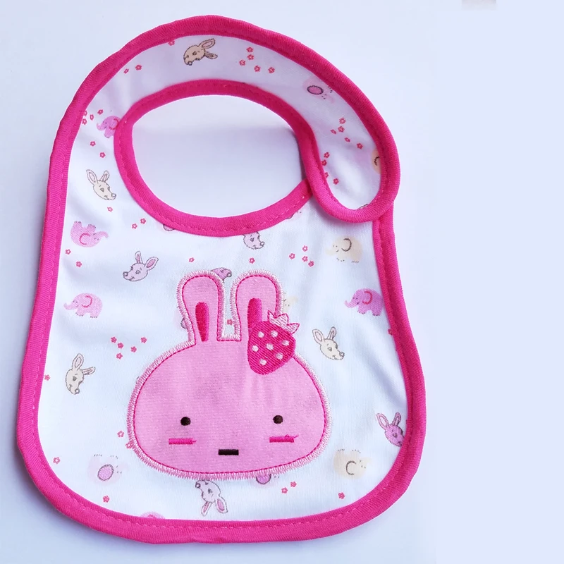 Детский нагрудник для кормления с милым мультяшным рисунком водонепроницаемый