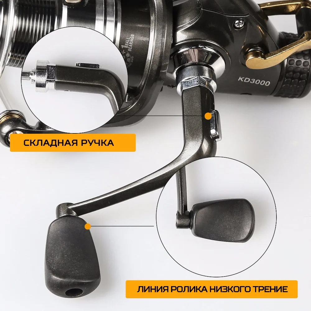 100% Бренд AMA-Fish 10 + 1BB мулинет Carretel De Pesca рыболовные катушки Фидер карп катушка Макс
