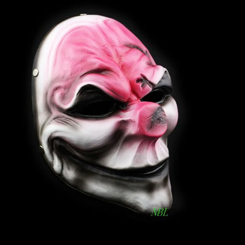 Маска из смолы на все лицо страшного разбойника коллекционная версия|masquerade