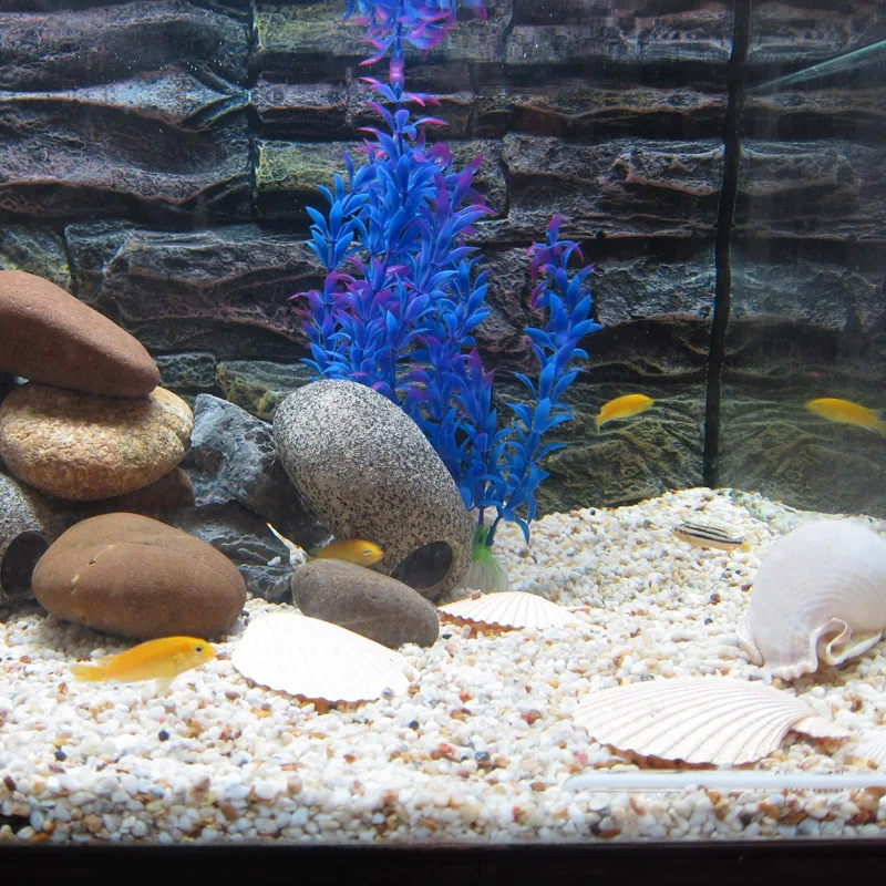 2 шт./лот пластиковые растения аквариум украшение|2pcs set| |