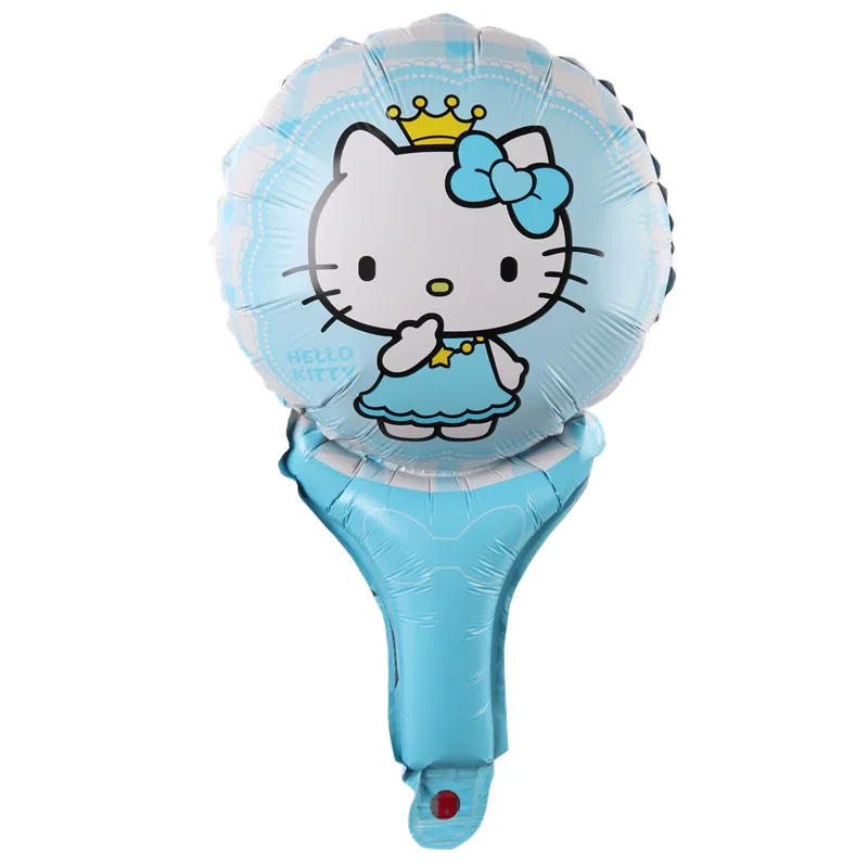 Bingtian рисунок Hello Kitty Ручной Придерживайтесь шары День рождения украшение шар