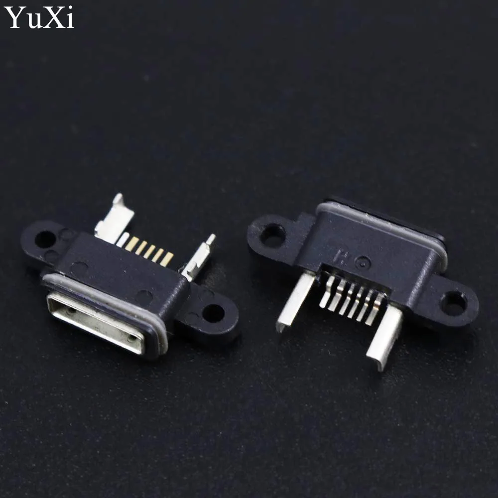 Мини-разъем micro USB YuXi разъем для зарядного порта запасные ремонтные детали 5pin