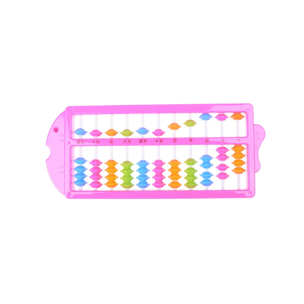 05 5 стилей Пластиковые счеты, Арифметические детские математические инструменты, китайские игрушечные счеты, обучающие игрушки - Цвет: 05