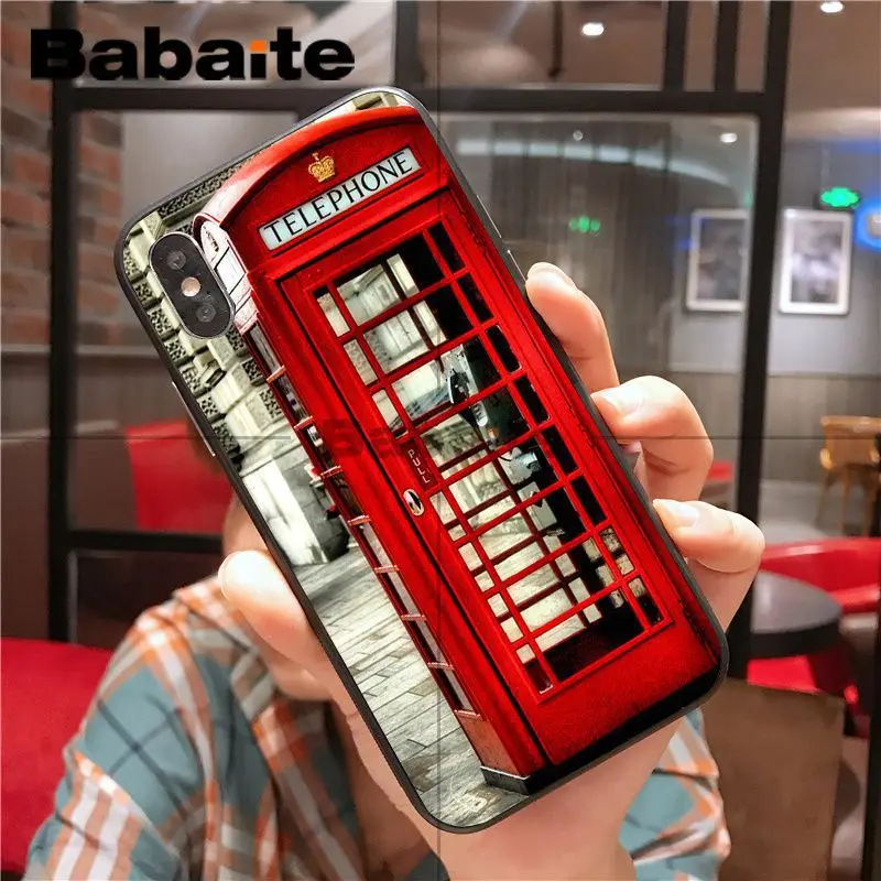 Дизайнерский телефонный чехол для iphone 11Pro max с лондонским автобусом и английским