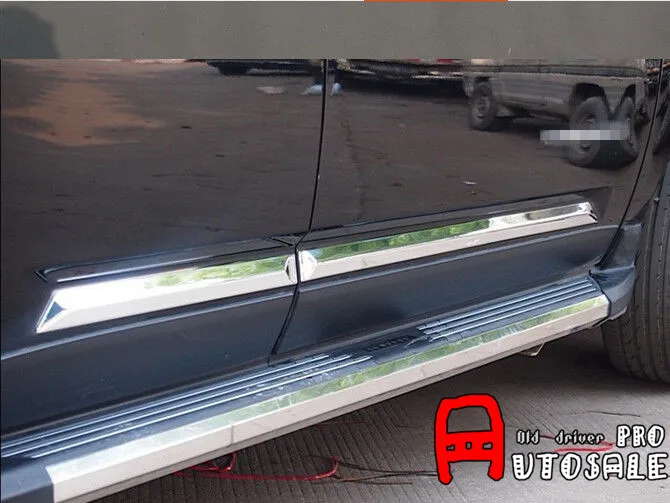 Для Jeep Compass 2011 2012 2013 2014 2015 ABS хромированный корпус боковой двери Нижняя крышка