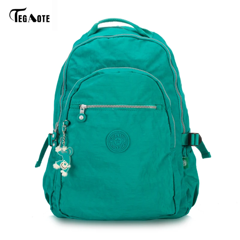 TEGAOTE, женский рюкзак для девочек-подростков, нейлоновые рюкзаки, Mochila Feminina, женский рюкзак для путешествий, школьный рюкзак, сумка для путешествий