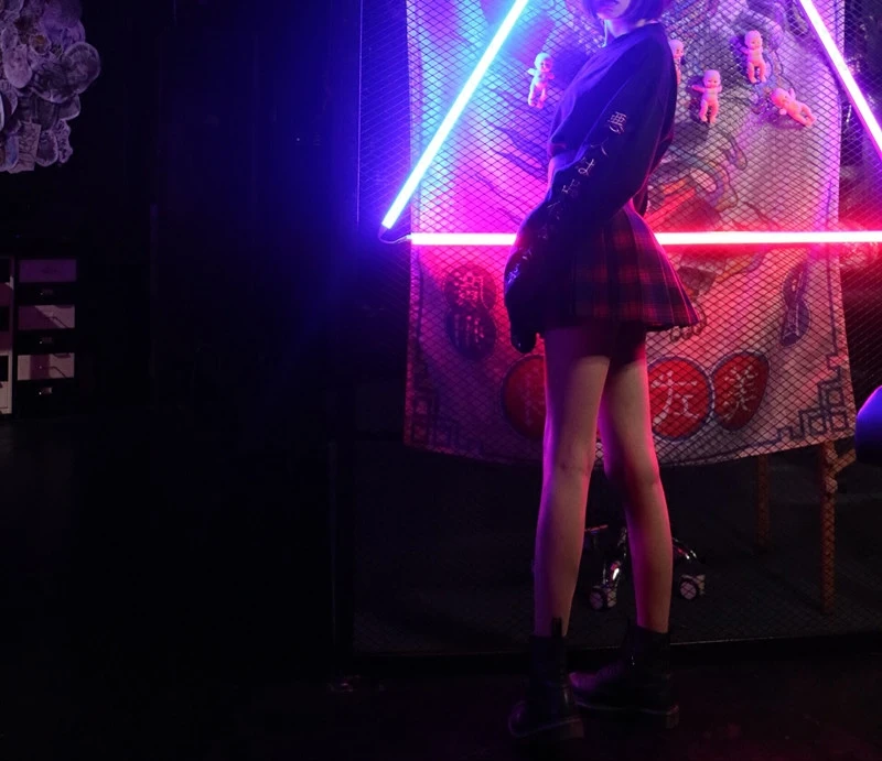 Новый японский Harajuku женские красный плед плиссированные мини-юбка осень-зима