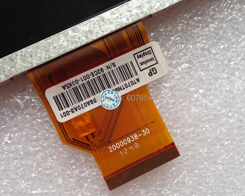 7 дюймовый планшет GPS DVD Дисплей LCD AT070TN90 20000938 30 3 мм Teclast PT76I P75A Gemei G3 KO M18 Ramos T18