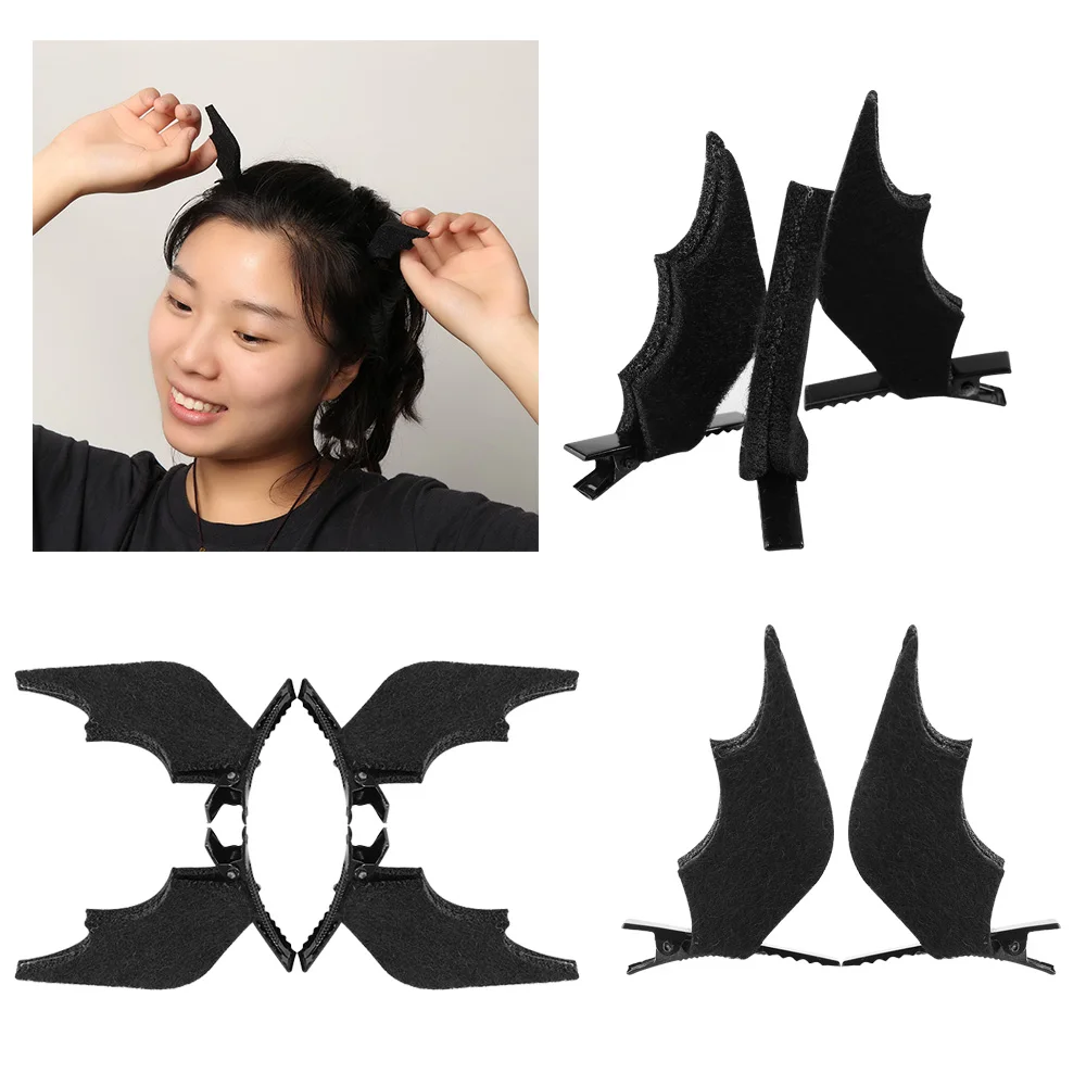 1 пара заколка для волос в виде крыльев дьявола|hair accessories|wing hair cliphair clip |
