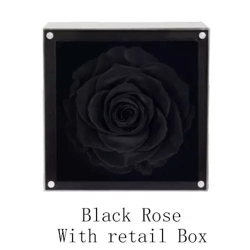 Black Подарочная коробка Xiaomi Mijia The One Love Life Eternal Rose представляет романтику с сюрпризом для влюбленных на Рождество love the one all Life - Цвет: Black