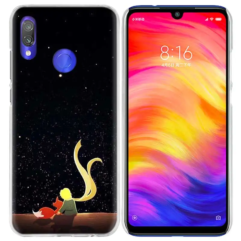 Чехол с лисой Маленького принца для Xiao mi Red mi Go Note 7 6 6A Pro S2 5 5A 4X mi A1 A2 9 mi x 3 5G 8 lite Play F1 жесткий чехол для телефона из ПК